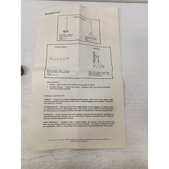 Vintage Tucker Jones Long Island Catch Tavern Collection Metal Puzzle - Picture 9 of 9